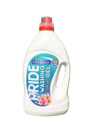 Гель для стирки 4л 2в1 с эффектом конд. белье тм pride