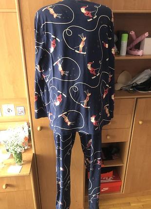Пижама, комплект, костюм, 100% коттон, xl.