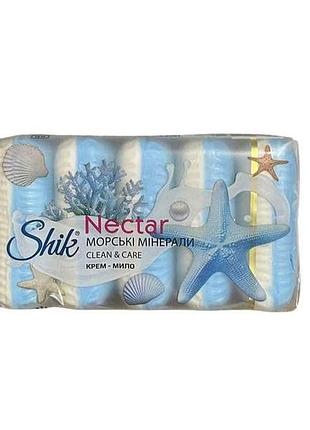 Крем-мыло туалетное экопак 5шт 70г nectar морские минералы тм shik