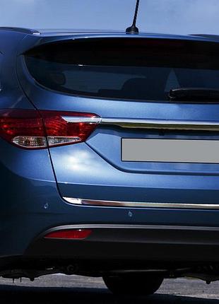 Кромка багажника (sw, нерж.) для hyundai i-40 2011-2019 рр
