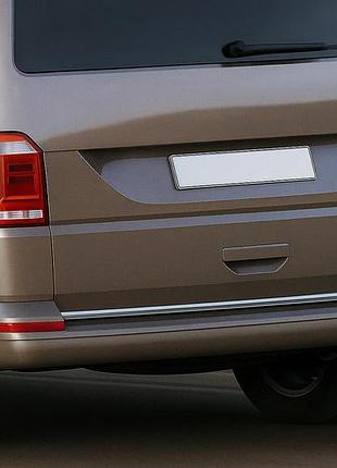 Кромка багажника (нерж) omsaline - італійська нержавійка для volkswagen t6 2015-2024 рр