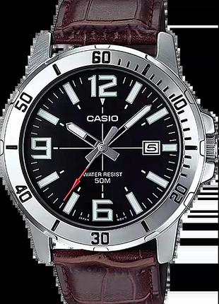Часы мужские casio timeless collection mtp-vd01l-1bvudf чёрный циферблат