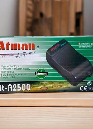 Одноканальний компресор для акваріума atman at-2500