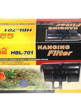 Навесной фильтр для аквариума sunsun hbl-701