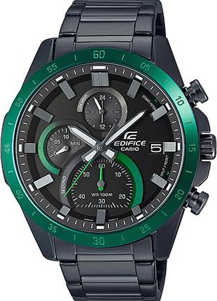Годинник чоловічий casio edifice classic efr-571dc-1a сталевий корпус водозахист 100 м синій циферблат