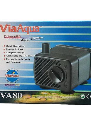 Насос viaaqua va-80a для акваріумів, фонтанів та водоспадів, 230 л/год