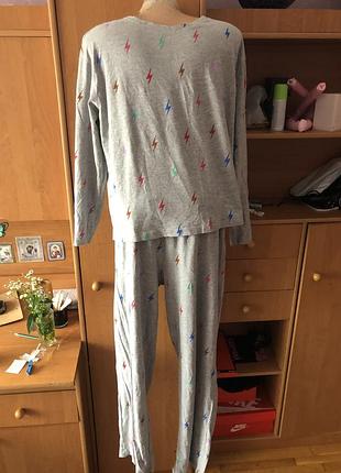 Пижама, комплект, размер l. m&s. 100% коттон,