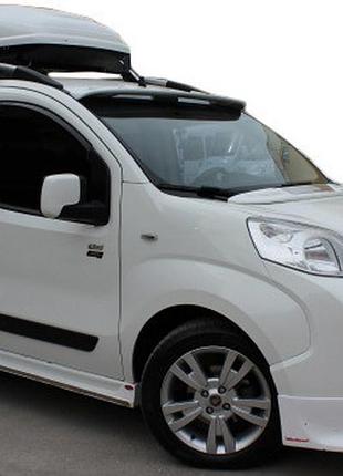 Накладка на передній бампер v2 (під фарбування) для fiat fiorino/qubo 2008-2024 рр