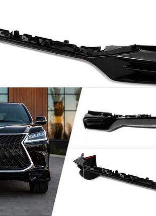 Передний диффузор trd (2016-2021) черный для lexus lx570/450d