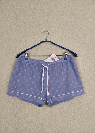 Шорты хлопковые пижамные для сна низ от пижамы h&amp;m