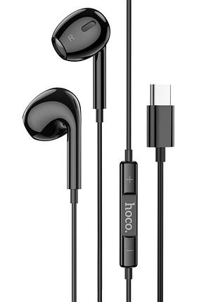 Стерео навушники hoco m101 max type-c black