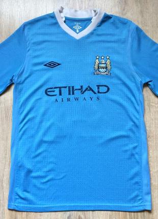 Мужская коллекционная футболка джерси umbro manchester city 21 silva1 фото