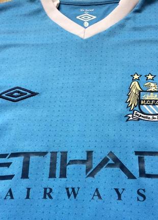 Мужская коллекционная футболка джерси umbro manchester city 21 silva4 фото