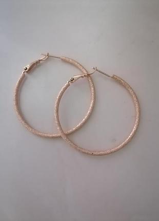 Серьги из медзолота