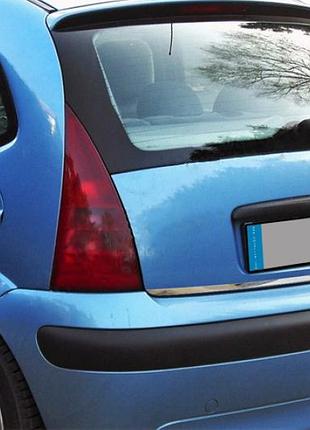 Накладка нижньої кромки багажника (нерж) 2мм для citroen c-3 2002-2009 рр