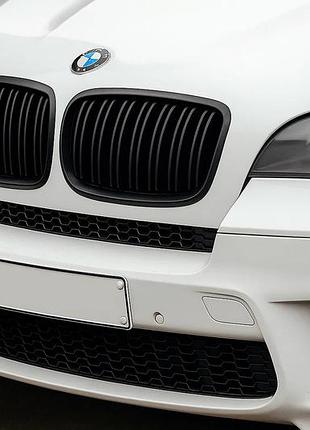 Ніздрі m-look v2 (чорний глянець) для bmw x6 e71 2008-2014 рр