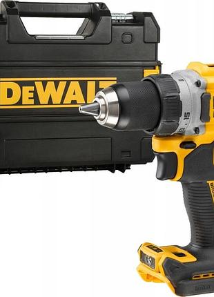Дрель-шуруповерт аккумуляторная ударная dewalt dcd805nt 18 в, 90 нм, без акб и зу, tstak