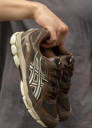 Кроссовки легкие удобныеasics nyc brown