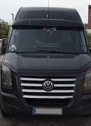 Накладки на решітку 2006-2011 omsaline - італійська нержавійка для volkswagen crafter рр