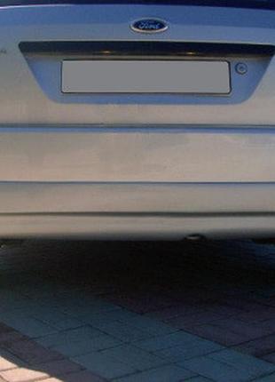 Задний бампер 2002-2005 (накладка, грунтованный) для ford fiesta