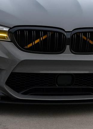 Ніздрі m-look (2017-2020, чорний глянець) для bmw 5 серія g30/g31 рр