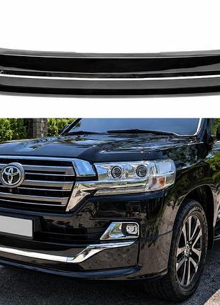 Передняя накладка 2016-2026 (executive 2019) белый для toyota land cruiser 200