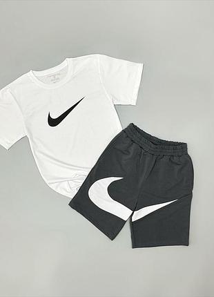 Футболка біла + шорти nike big