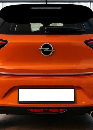 Кромка багажника (нерж.) для opel corsa f 2019- рр