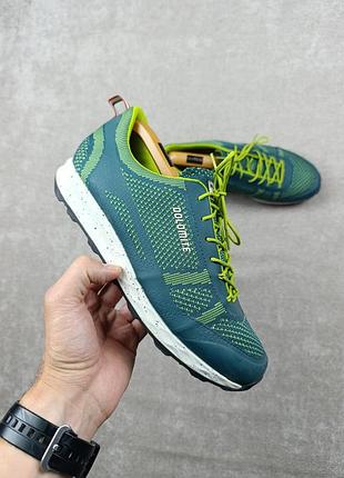 Трекинговые кроссовки dolomite sneakers '76 knit' green hiking shoes unisex