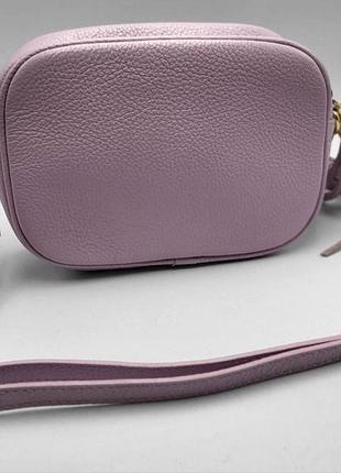 Genuine leather italian camera bag