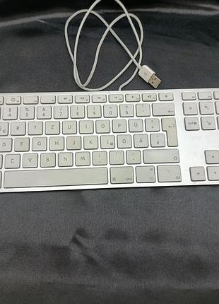 Клавіатура провідна apple a1243 keyboard aluminium (товар вживаний)
