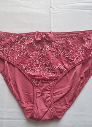 Розовые трусики слипы размер l-xl