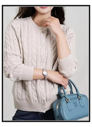 Кардиган cashmere женский шерсть