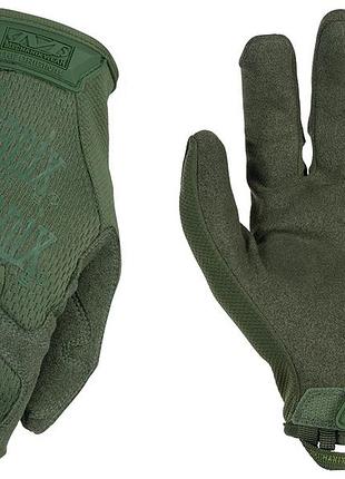 Перчатки тактические mechanix the original олива нгу m-pact камуфляжные сенсорные с фиксацией l