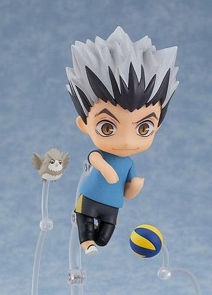 Рухома фігурка nendoroid 2035 нендороїд котаро бокуто з волейбольним м'ячем nendoroid з аніме «волейбол!!»