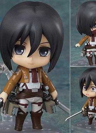Сборная подвижная фигурка нендороид 365 nendoroid микаса аккерман из аниме атака титанов / attack on titan
