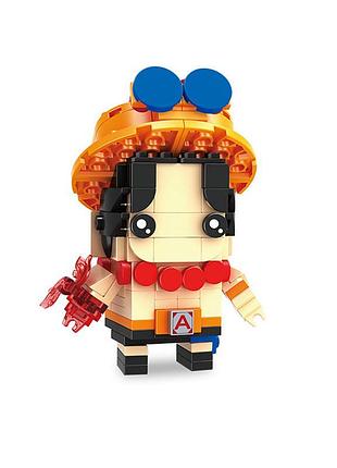 Фігурка конструктор ейс портгас д. (ace portgas d.) з аніме ван піс / one piece.