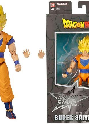 Bandai подвижная фигурка гоку (goku) super saiyan goku из аниме драгон болл dragon ball