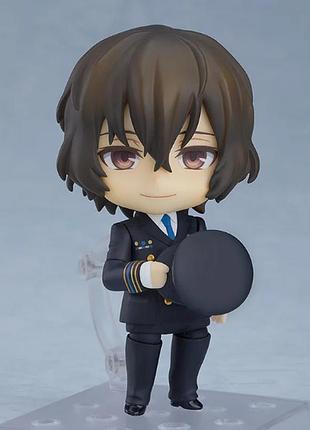 Збірна рухома фігурка нендороїд nendoroid осаму дазай аніме великий з бродячих псів версія аеропорт