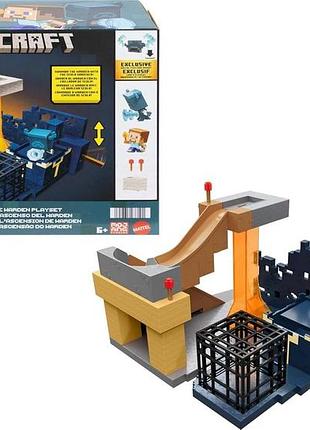 Конструктор mattel minecraft набір «повстання вартових» з 2 мініатюрами, включаючи стіва
