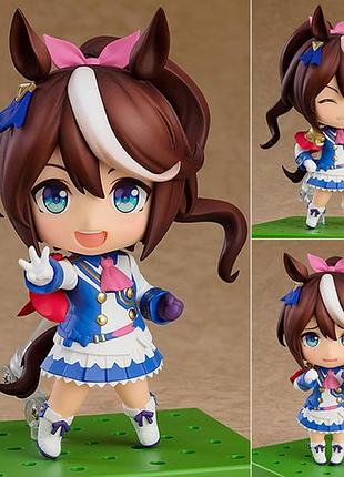 Подвижная фигурка nendoroid токай тэйо 1995 нендороид из аниме девушки-пони: славное дерби uma musume