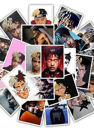 Набір стікерів-наліпок xxxtentacion та реп-естетика 25 штук
