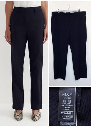 Женские черные брюки marks &amp; spencer, p. 18