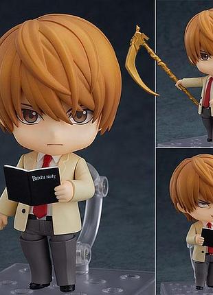 Збірна рухома фігурка нендороїд 1160 nendoroid ягами лайт з аніме зошит смерті death note