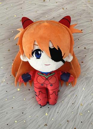 Мягкая игрушка аска лэнгли из аниме евангелион / evangelion