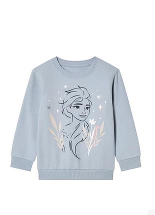 Дитячий світшот на флісі ельза frozen