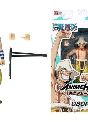 Bandai оригинальная подвижная фигурка усопп (usopp) anime heroes из аниме ван пис / one piece