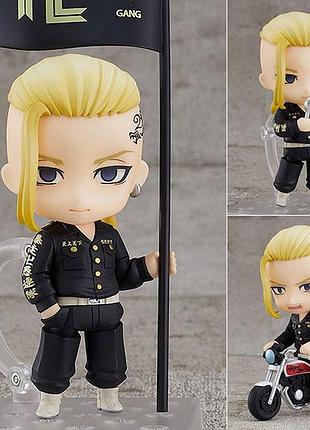 Збірна рухома фігурка нендороїд 1813 nendoroid дракен кен рюгуджі з аніме токські месники чибі дракон