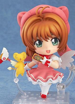 Рухома фігурка нендороїд 400 nendoroid сакура кіномото з аніме сакура, збирачка карт