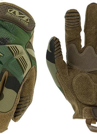 Перчатки тактические mechanix m-pact multicam woodland мультикам m81 камуфляж сенсорные, с защитой от ударов l